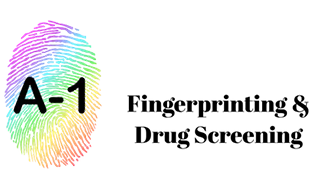 Fingerprint logo with business name